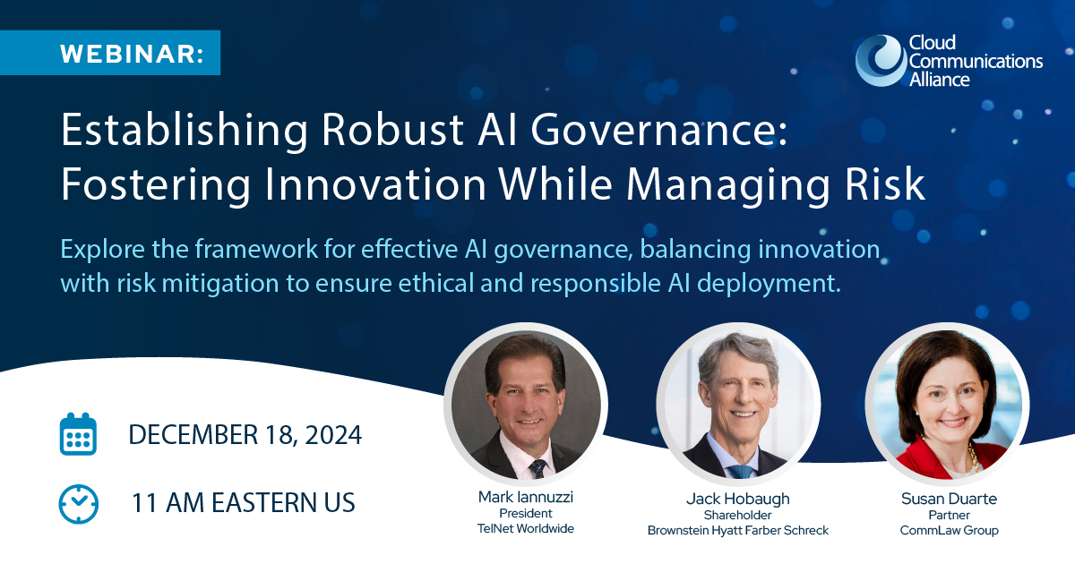 Establishing Robust AI Governance Webinar Graphic